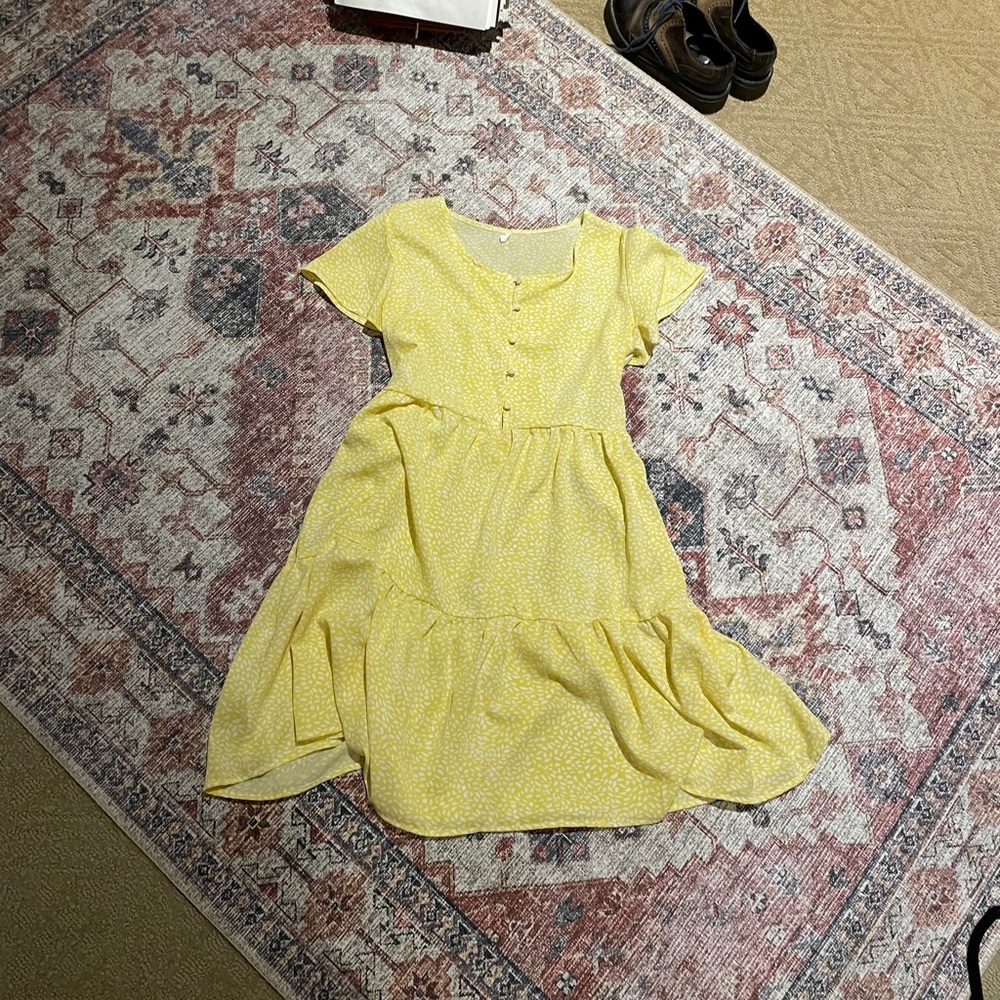 Yellow summer dress